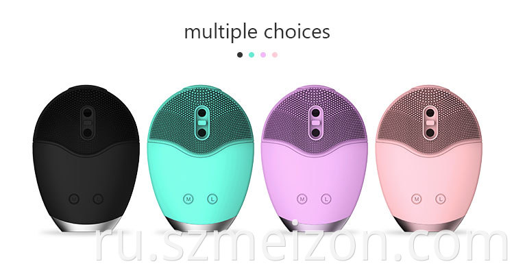 silicone facial cleansing brush